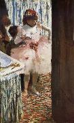 Edgar Degas The actress in the tiring room Spain oil painting artist